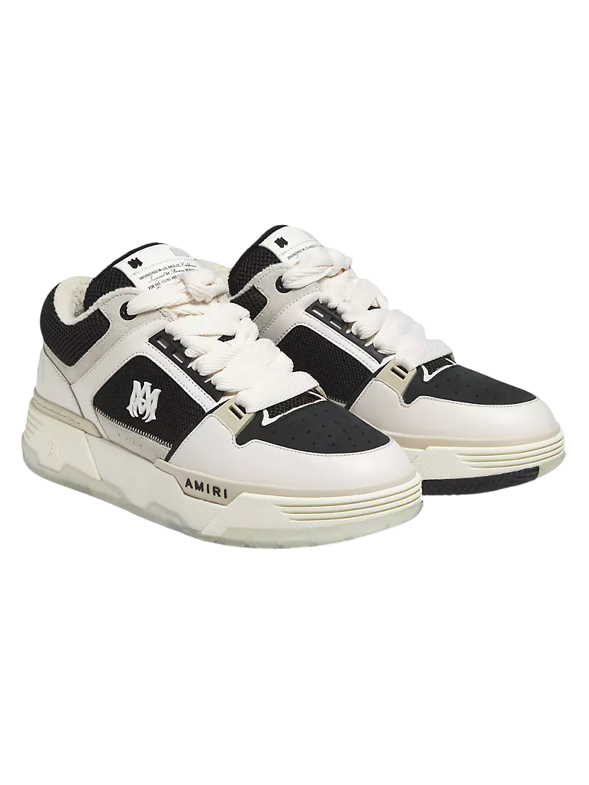 Amiri MA-1 Low-Top Black And White Sneakers