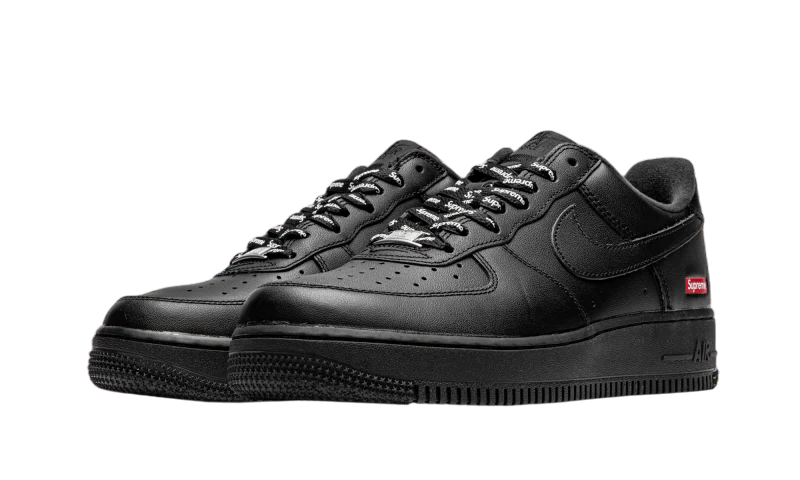 Nike x Supreme Black Air Force 1 Low