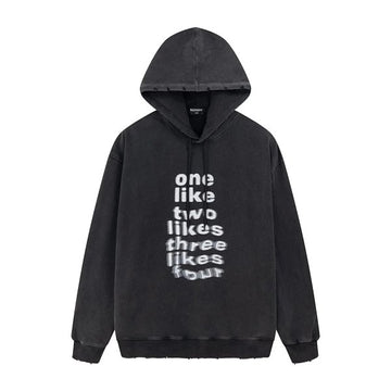 Balenciaga Winter 20 One like Two Likes Three Likes Four Hoodie