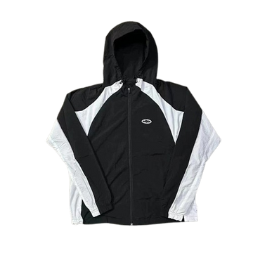 Corteiz Windbreaker Black and White