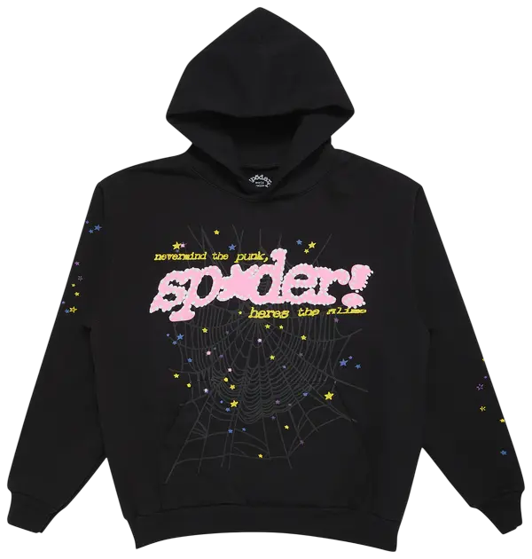 Sp5der P*nk V2 Hoodie 'Black'