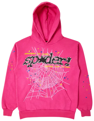 Sp5der P*nk V2 Hoodie 'Pink'