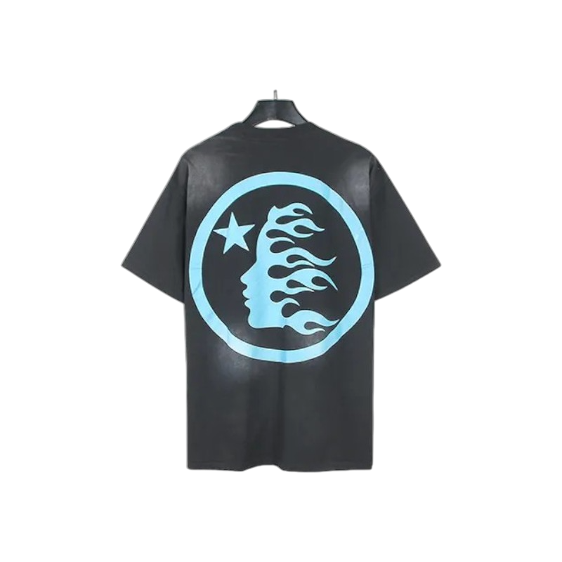 Hellstar sports black and blue tee