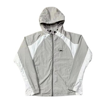 Corteiz Windbreaker Gray and White