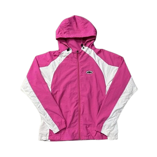 Corteiz Windbreaker Pink and White