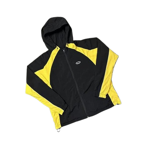 Corteiz Windbreaker Black and Yellow