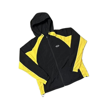 Corteiz Windbreaker Black and Yellow